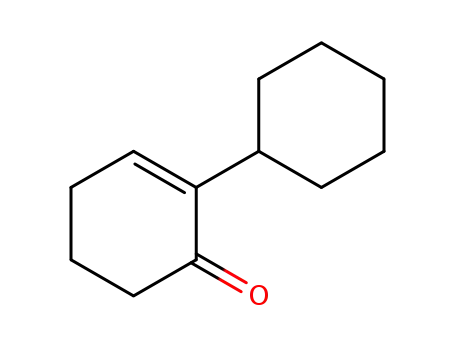Molecular Structure of 22354-37-6 (2-Cyclohexen-1-one, 2-cyclohexyl-)