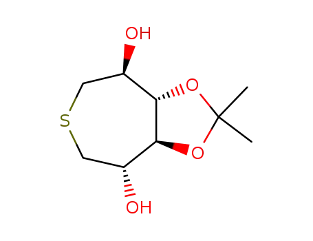 D-Iditol, 1,6-dideoxy-1,6-epithio-3,4-O-(1-methylethylidene)- (9CI)