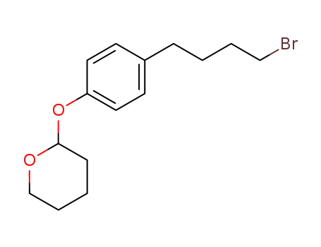 Molecular Structure of 121027-14-3 (2H-Pyran, 2-[4-(4-bromobutyl)phenoxy]tetrahydro-)