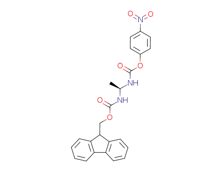 Carbamic acid,
[(1R)-1-[[(9H-fluoren-9-ylmethoxy)carbonyl]amino]ethyl]-, 4-nitrophenyl
ester