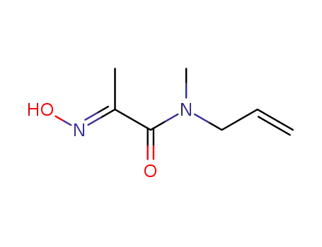 Propanamide, 2-(hydroxyimino)-N-methyl-N-2-propenyl-, (2E)- (9CI)