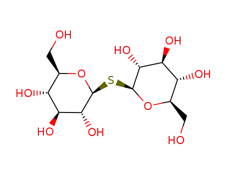 Molecular Structure of 108392-13-8 (D-GLUCOPYRANOSYL BETA-D-THIOGLUCOPYRANOSIDE)