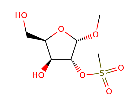 2-(hydroxymethyl)-5-methoxy-4-methylsulfonyloxy-oxolan-3-ol cas  53081-34-8