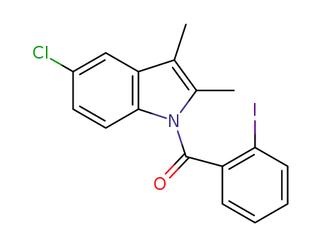 (5-chloro-2,3-dimethyl-1H-indol-1-yl)(2-iodophenyl)methanone