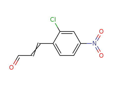 2-Propenal,3-(2-chloro-4-nitrophenyl)- cas  24893-01-4
