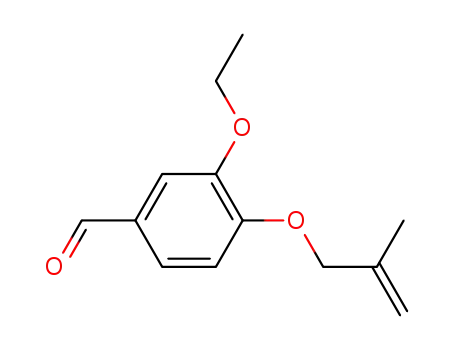 Benzaldehyde, 3-ethoxy-4-[(2-methyl-2-propenyl)oxy]- (9CI)