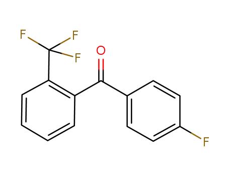 (4-fluorophenyl)(2-(trifluoromethyl)phenyl)methanone