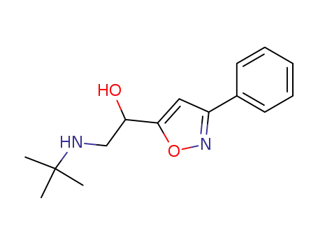 2-tert-Butylamino-1-(3-phenyl-isoxazol-5-yl)-ethanol