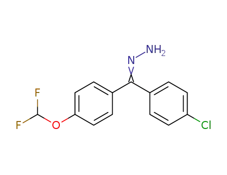 Methanone, (4-chlorophenyl)[4-(difluoromethoxy)phenyl]-, hydrazone