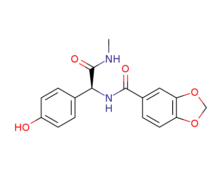Benzo[1,3]dioxole-5-carboxylic acid [(S)-(4-hydroxy-phenyl)-methylcarbamoyl-methyl]-amide