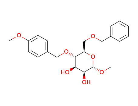 methyl 6-O-benzyl-4-O-(p-methoxybenzyl)-α-D-mannopyranoside