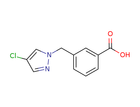 3-(4-CHLORO-PYRAZOL-1-YLMETHYL)-BENZOIC ACID