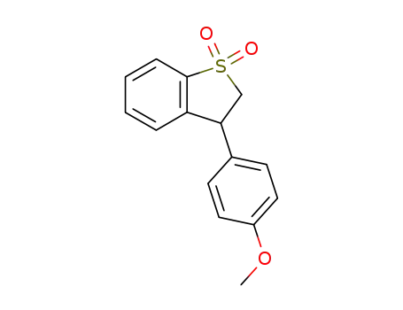 2,3-dihydro-3-(p-methoxyphenyl)benzo<b>thiophen 1,1-dioxide
