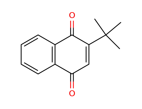 Molecular Structure of 51595-06-3 (2-tert-butylnaphthalene-1,4-dione)