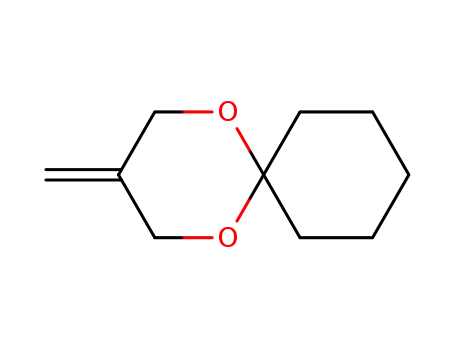 Molecular Structure of 3290-73-1 (3-methylene-1,5-dioxa-spiro[5.5]undecane)