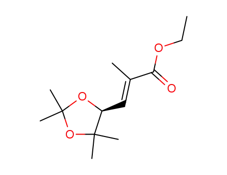 (E)-2-Methyl-3-((S)-2,2,5,5-tetramethyl-[1,3]dioxolan-4-yl)-acrylic acid ethyl ester