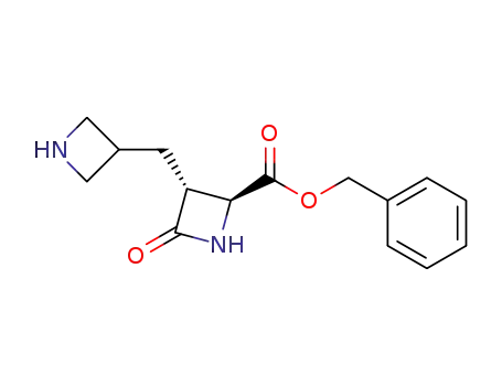 Molecular Structure of 253176-98-6 ((2S,3R)-3-Azetidin-3-ylmethyl-4-oxo-azetidine-2-carboxylic acid benzyl ester)