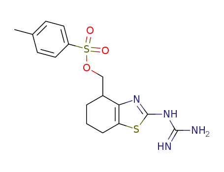 N-(4-tosyloxymethyl-4,5,6,7-tetrahydro-benzothiazol-2-yl)-guanidine
