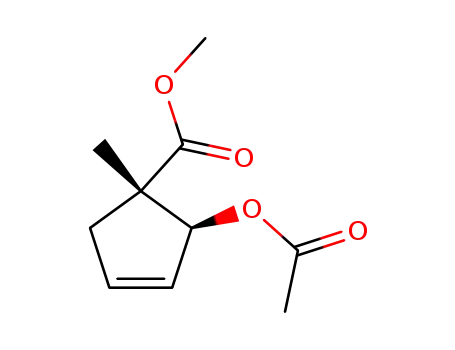 methyl (1S,2S)-2-acetoxy-1-methyl-3-cyclopentenecarboxylate