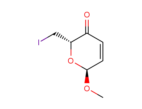 methyl 2,3,6-trideoxy-6-iodo-α-D-glycero-hex-2-enopyranosid-4-ulose