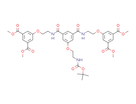 α-[5-(2-t-butoxycarbamylethoxy)-(3,5-biscarbonylphenyl)]-ω-(tetra-oxymethyl)-poly[iminoethoxy-(3,5-bis(carbonylphenyl))]