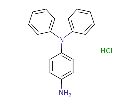 Molecular Structure of 312700-07-5 (9-(4-AMINOPHENYL)CARBAZOLE HYDROCHLORIDE)