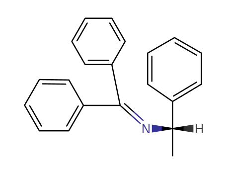 Molecular Structure of 64954-01-4 (Benzenemethanamine, N-(diphenylmethylene)-a-methyl-, (S)-)