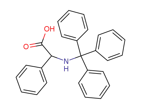 N-Triphenylmethyl-α-amino-phenylessigsaeure