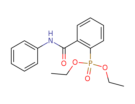 Phosphonic acid,[2-[(phenylamino)carbonyl]phenyl]-, diethyl ester (9CI) cas  41327-48-4