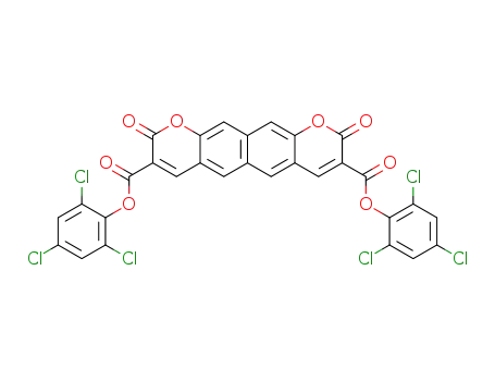 2,9-dioxo-2<i>H</i>,9<i>H</i>-1,10-dioxa-naphthacene-3,8-dicarboxylic acid bis-(2,4,6-trichloro-phenyl) ester