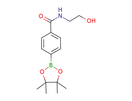 N-(2-Hydroxyethyl)-4-(4,4,5,5-tetramethyl-1,3,2-dioxaborolan-2-YL)benzamide