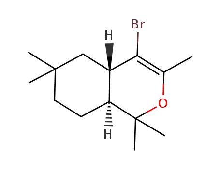 (4aS,8aS)-(-)-4-bromo-4a,5,6,7,8,8a-hexahydro-1,1,3,6,6-pentamethyl-1H-2-benzopyran