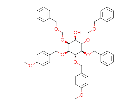 (1S,2S,3S,4S,5R,6S)-3-Benzyloxy-2,6-bis-benzyloxymethoxy-4,5-bis-(4-methoxy-benzyloxy)-cyclohexanol