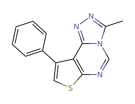 3-Methyl-9-phenylthieno[3,2-e][1,2,4]triazolo[4,3-c]pyrimidine
