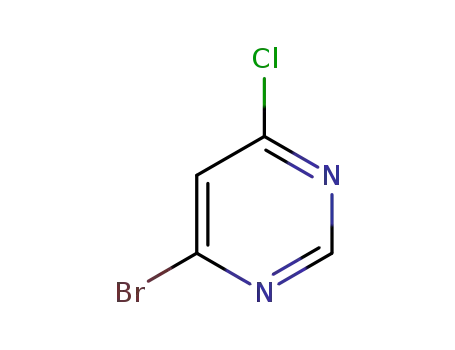 Molecular Structure of 126401-90-9 (4-BROMO-6-CHLOROPYRIMIDINE)