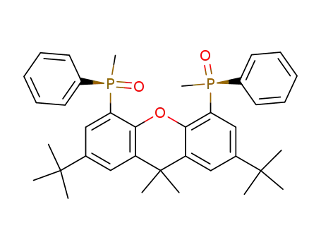 2,7-Di-tert-butyl-9,9-dimethyl-4,5-bis-((R)-methyl-phenyl-phosphinoyl)-9H-xanthene