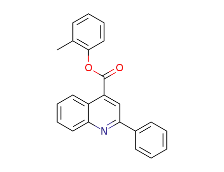 Molecular Structure of 355433-96-4 (2-methylphenyl 2-phenyl-4-quinolinecarboxylate)