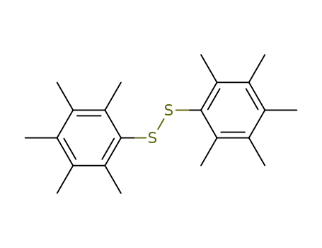 Molecular Structure of 63157-80-2 (Disulfide, bis(pentamethylphenyl))