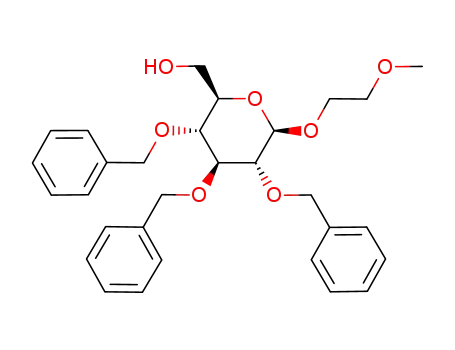 2-methoxyethyl 2,3,4-tri-O-benzyl-β-D-glucopyranoside