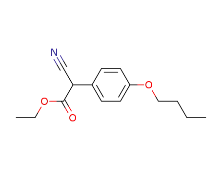 Benzeneacetic acid, 4-butoxy-a-cyano-, ethyl ester