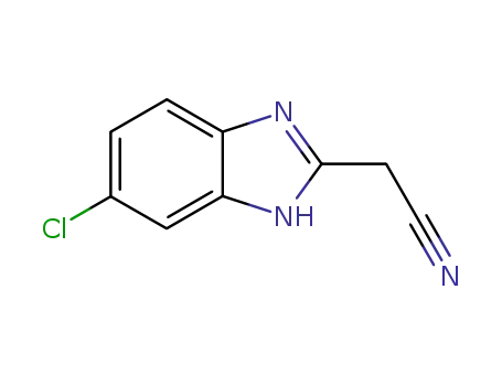 1H-벤즈이미다졸-2-아세토니트릴,5-클로로-(9CI)