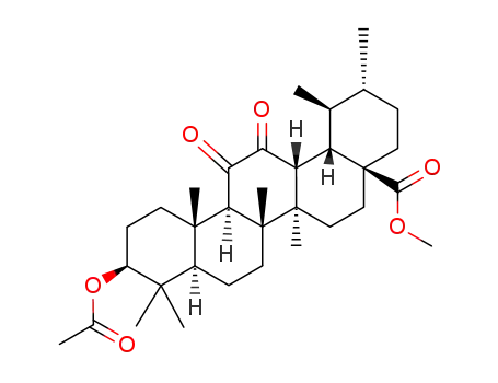 3β-acetoxy-11,12-dioxo-methyl-ursa-28-oate