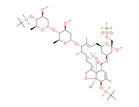 C<sub>57</sub>H<sub>97</sub>F<sub>3</sub>O<sub>17</sub>SSi<sub>3</sub>