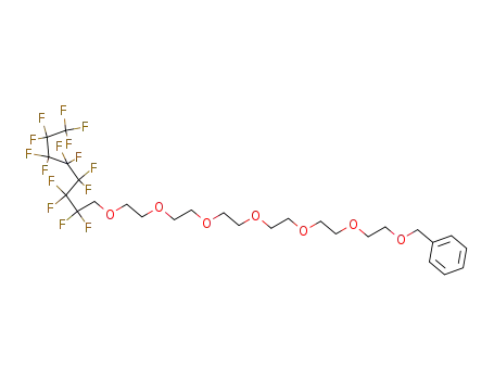 (2-{2-[2-(2-{2-[2-(2,2,3,3,4,4,5,5,6,6,7,7,8,8,8-Pentadecafluoro-octyloxy)-ethoxy]-ethoxy}-ethoxy)-ethoxy]-ethoxy}-ethoxymethyl)-benzene