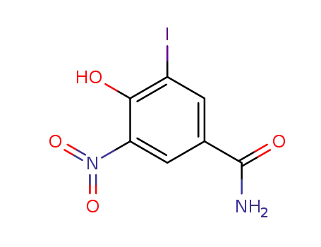 3-Iodo-4-hydroxy-5-nitrobenzamide