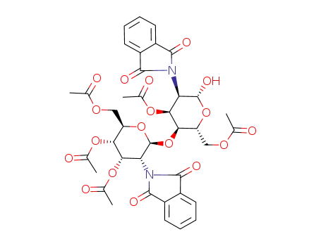 3,6-di-O-acetyl-4-O-(3,4,6-tri-O-acetyl-2-deoxy-2-phthalimido-β-D-allopyranosyl)-2-deoxy-2-phthalimido-β-D-allopyranose