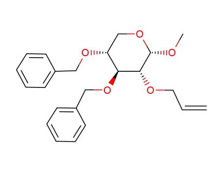 methyl 2-O-allyl-3,4-di-O-benzyl-α-D-xylopyranoside
