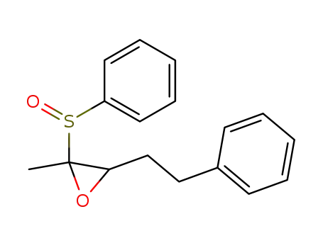 2-Benzenesulfinyl-2-methyl-3-phenethyl-oxirane
