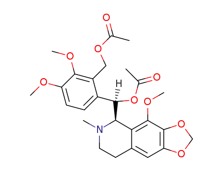 Molecular Structure of 102112-22-1 ((-)-narcotinediol diacetate)