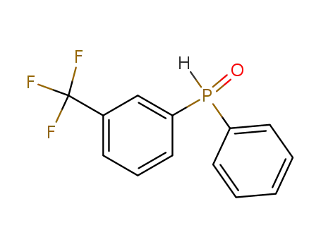 Molecular Structure of 1643-92-1 (oxo(phenyl)[3-(trifluoromethyl)phenyl]phosphonium)